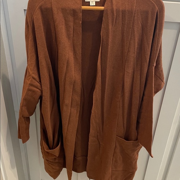 PACT Women’s Organic Cotton Saddle Heather Airplane Cardigan M/L | EUC - Picture 7 of 8